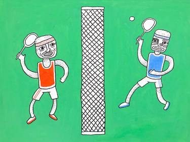 Original Pop Art Sport Paintings by Daniel Unger