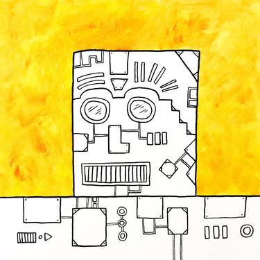 Yellow robot thumb