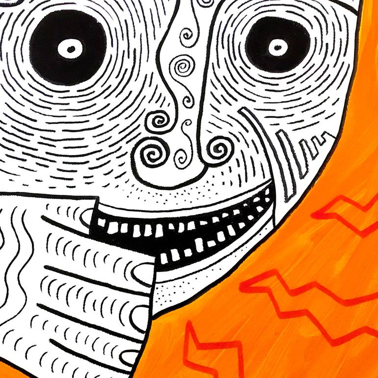 Original Illustration People Painting by Daniel Unger