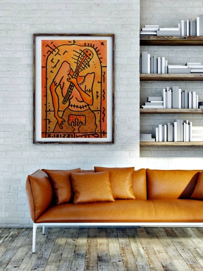 Original Conceptual People Painting by Yuriy Zakordonets