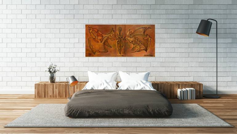 Original Figurative People Painting by Yuriy Zakordonets