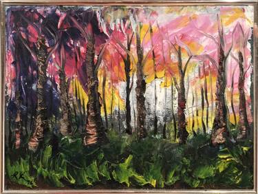 Print of Impressionism Tree Paintings by Richard Krevolin