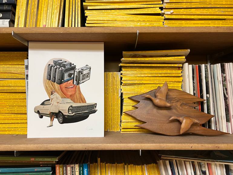 Original Pop Art Women Collage by Mikhail Siskoff