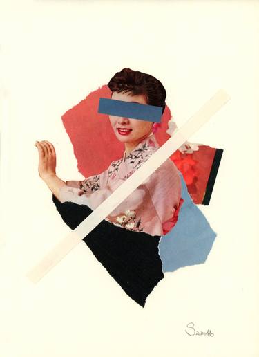 Original Women Collage by Mikhail Siskoff
