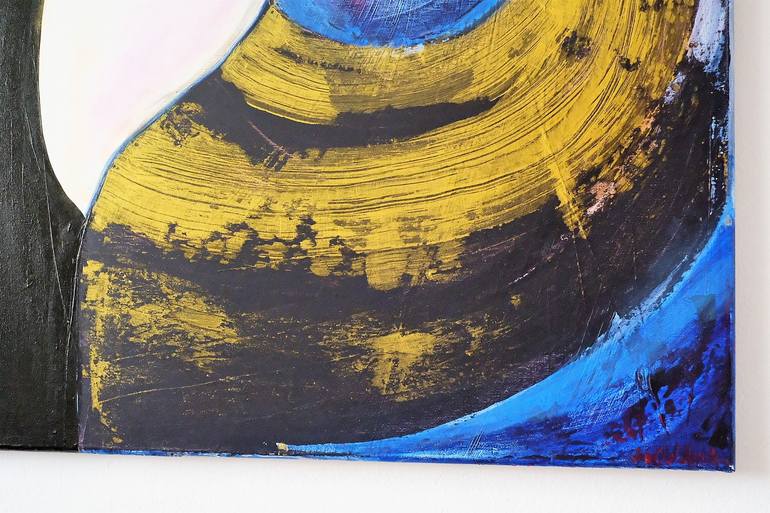 Original Abstract Erotic Painting by Amie Milton