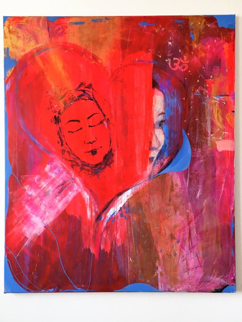 Original Modern Love Painting by Amie Milton