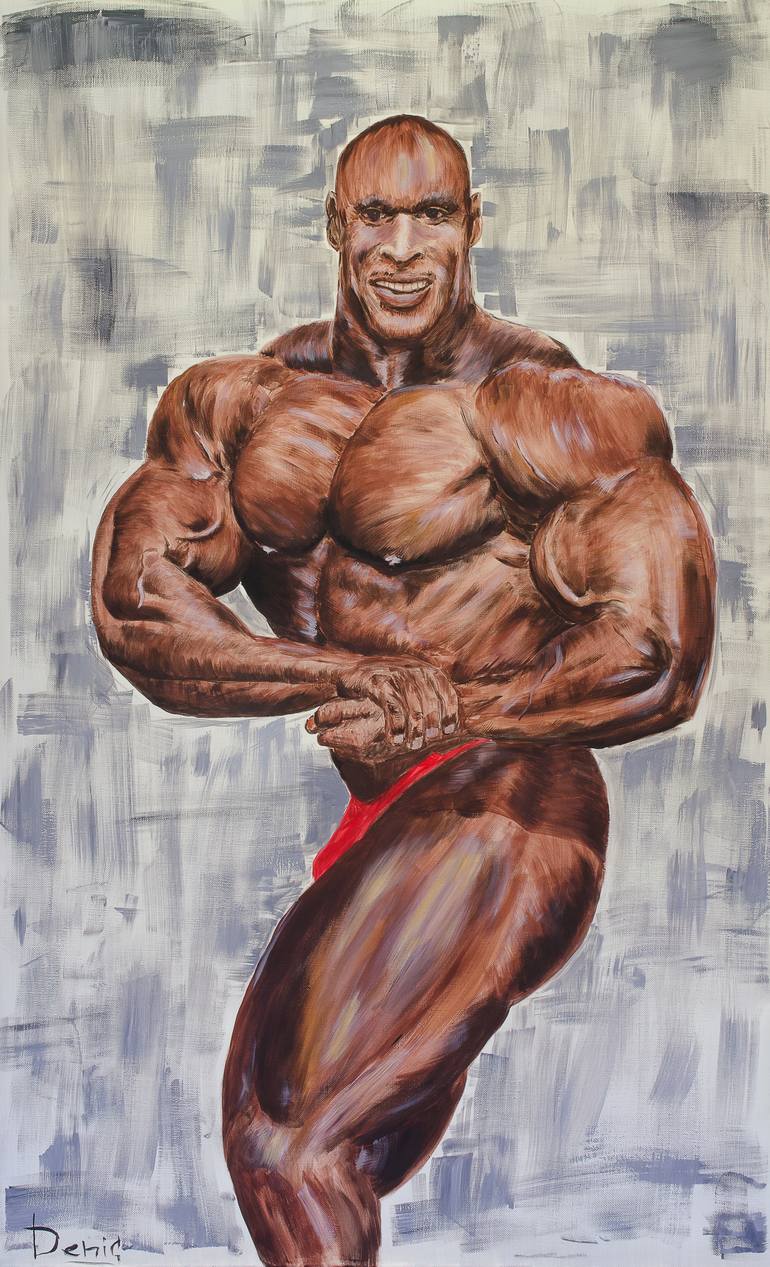 Ronnie Coleman Painting by Evgeny Denisenko | Saatchi Art