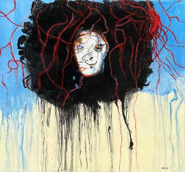 Original Abstract Women Paintings by Mike Keck