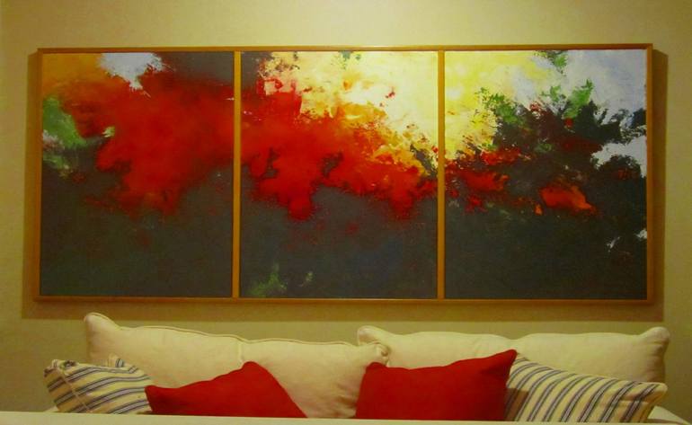 Original Abstract Painting by joseph piccillo