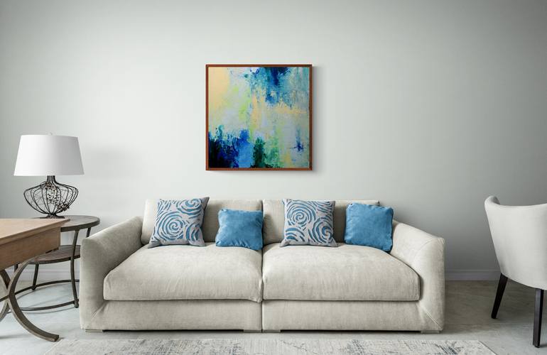 Original Fine Art Abstract Painting by joseph piccillo