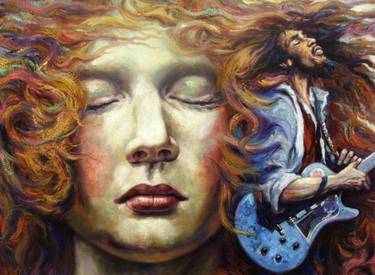 Original Figurative Pop Culture/Celebrity Paintings by Paco Moreno