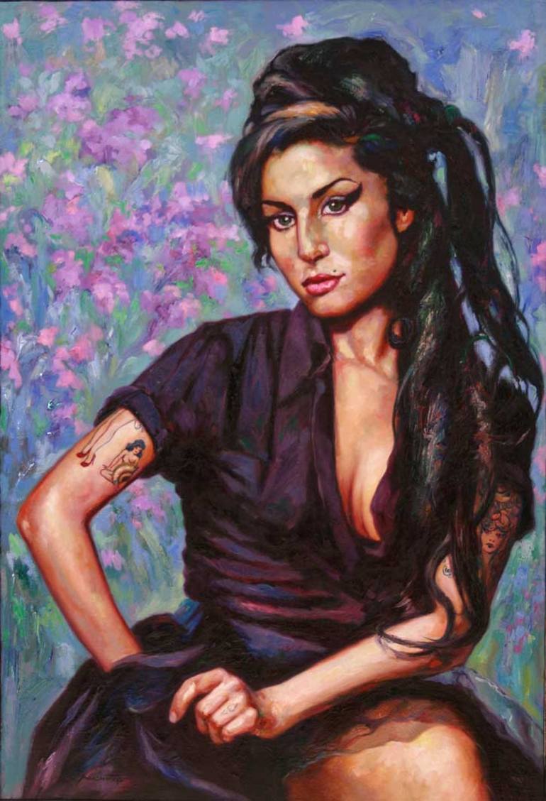 Original Figurative Celebrity Paintings by Paco Moreno