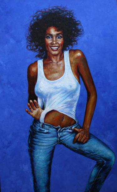 Whitney Houston portrait I thumb