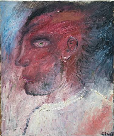 Original Abstract Expressionism Portrait Paintings by GABRIEL ALVAREZ
