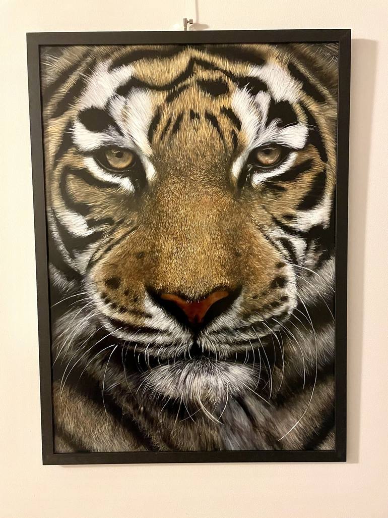 Original Realism Animal Painting by Maria Arias