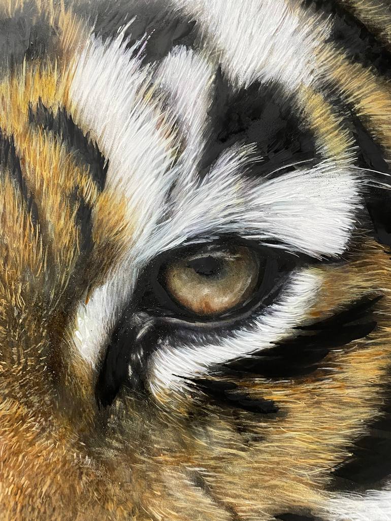 Original Realism Animal Painting by Maria Arias