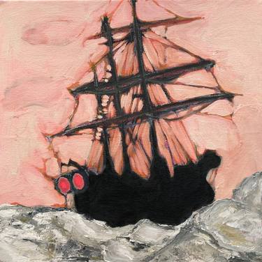 Print of Expressionism Ship Paintings by Chrissy Baucom