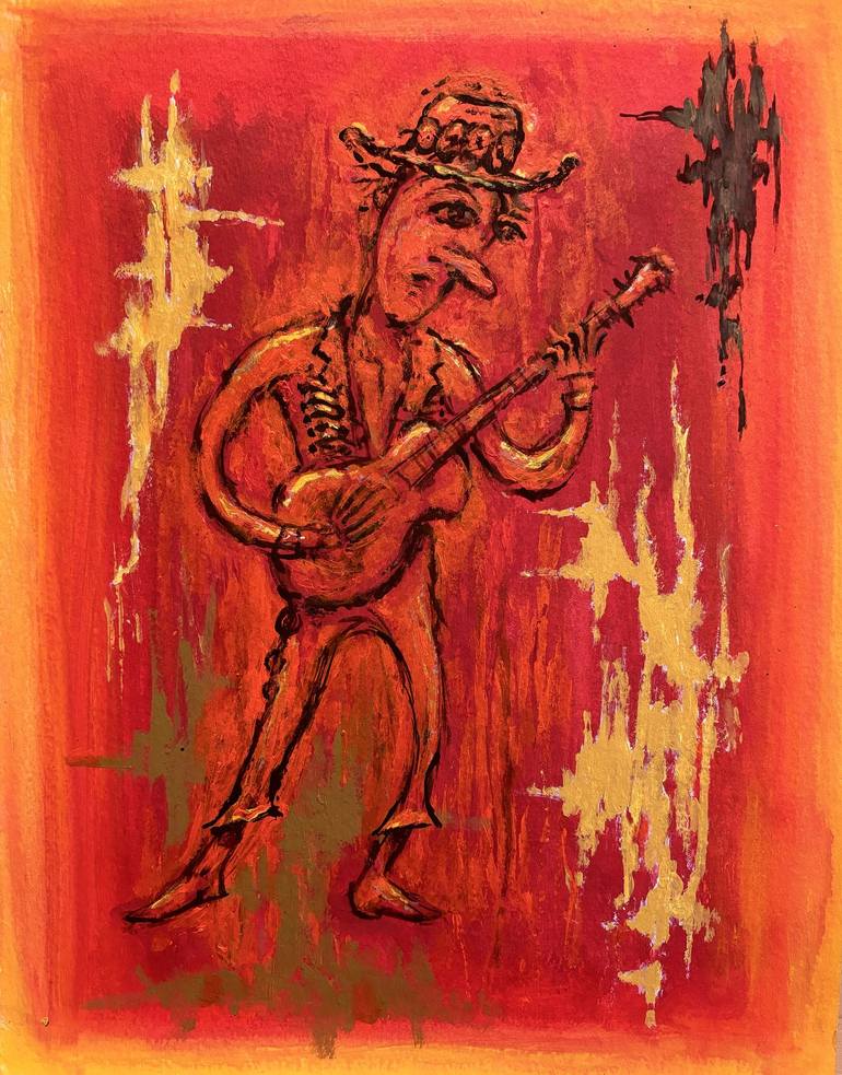 Print of Folk Music Paintings by Thomas Tomek