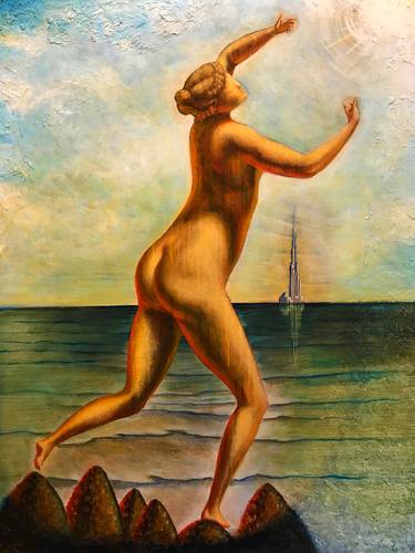 Print of Figurative Nude Paintings by Thomas Tomek