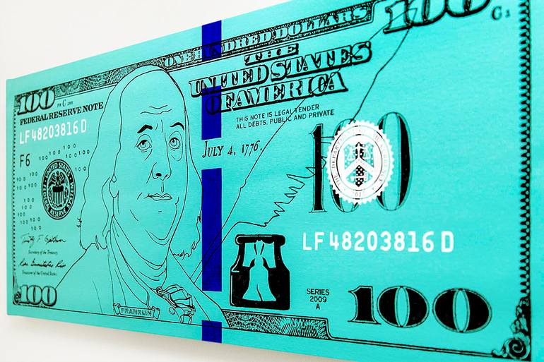 Original Pop Art Pop Culture/Celebrity Painting by Chu Currency