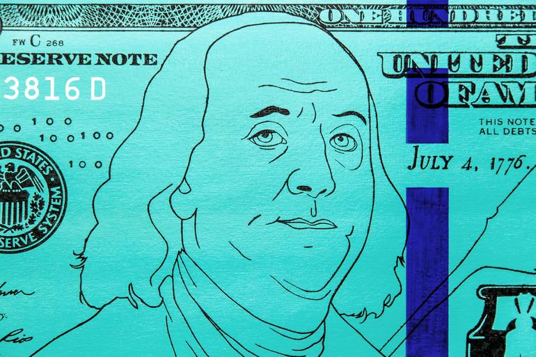 Original Pop Art Pop Culture/Celebrity Painting by Chu Currency