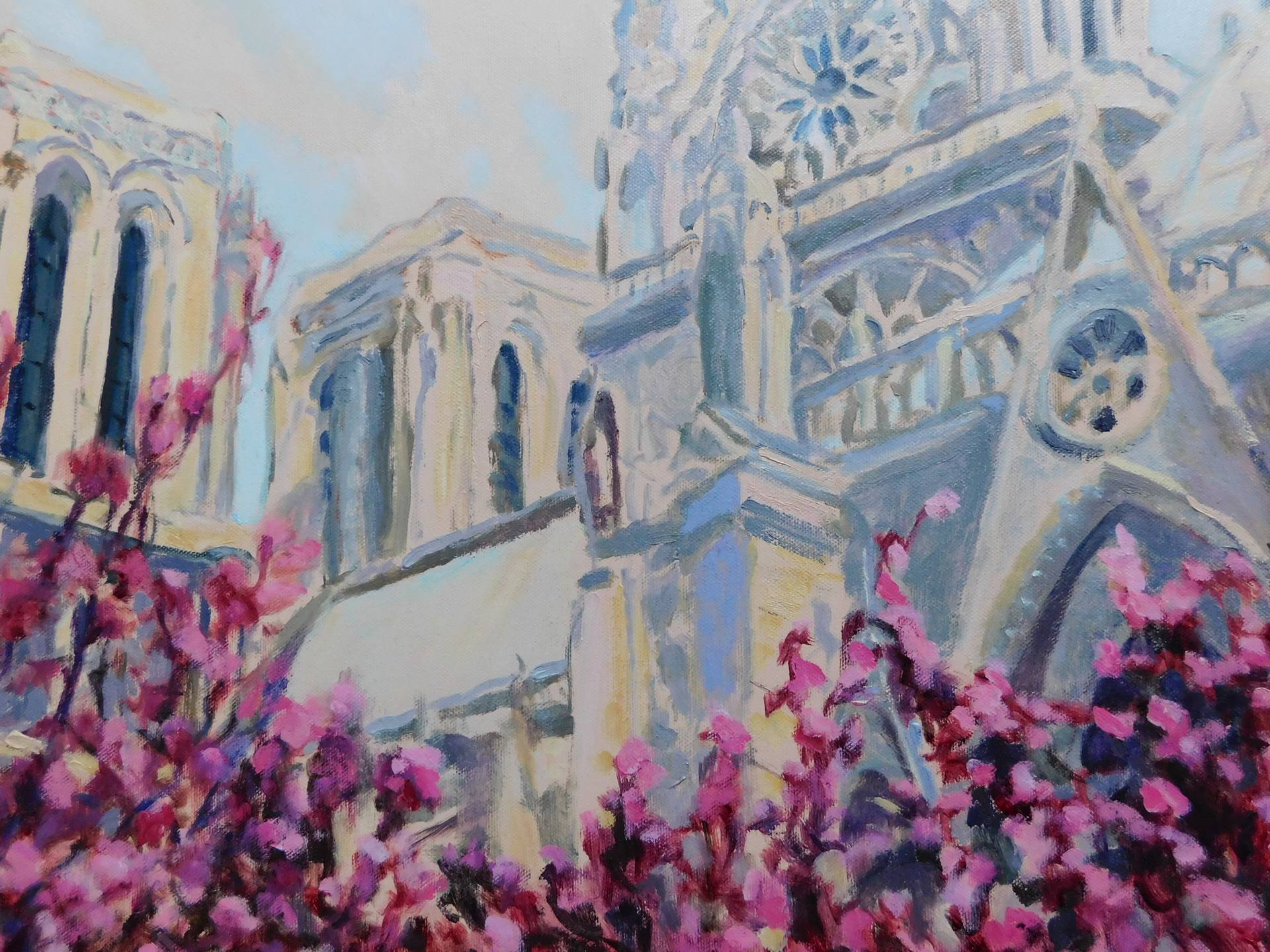April In Paris Painting By Michele Hausman Saatchi Art