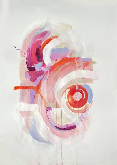 Original Abstract Painting by Paula Roselló