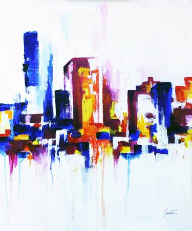 Print of Figurative Cities Paintings by Paula Roselló