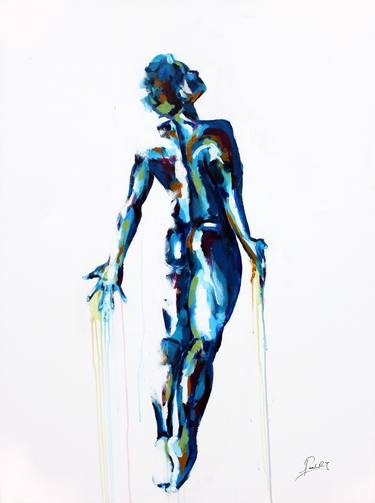 Original Figurative Body Paintings by Paula Roselló