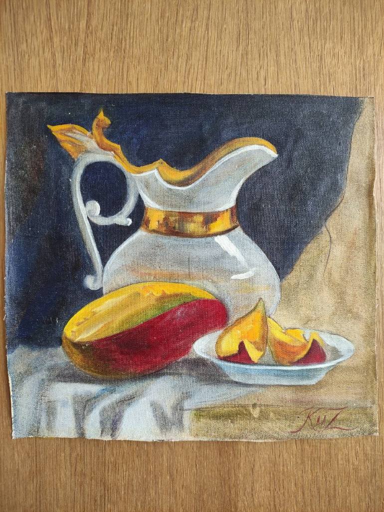 Original Abstract Still Life Painting by Julia Vedrina