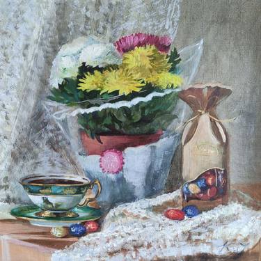 Original Still Life Paintings by Julia Vedrina