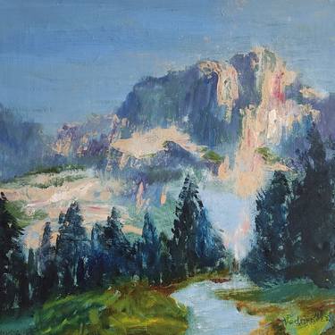 Original Realism Landscape Paintings by Julia Vedrina