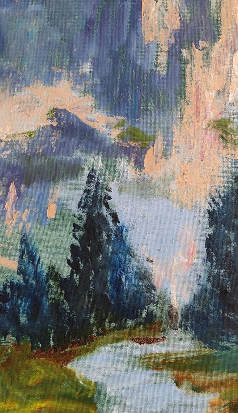 Original Realism Landscape Painting by Julia Vedrina