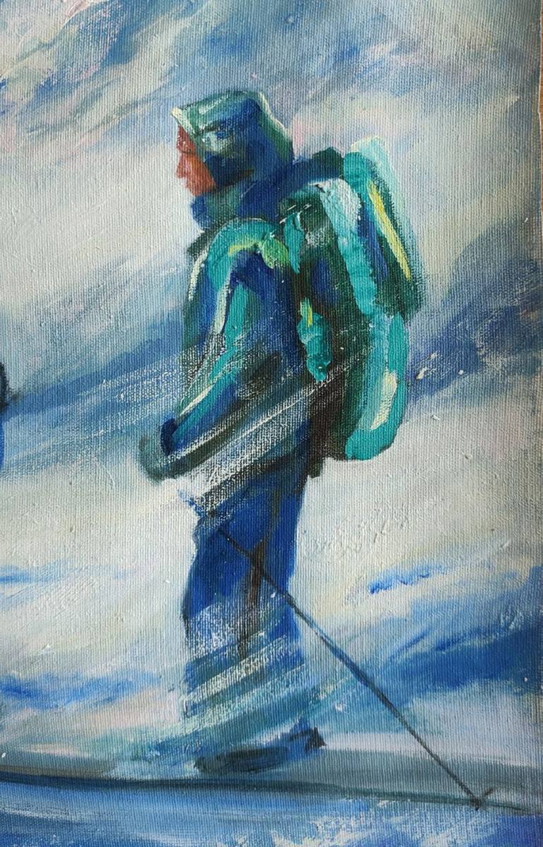 Original Classicism Landscape Painting by Julia Vedrina