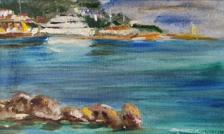 Original Seascape Painting by Julia Vedrina