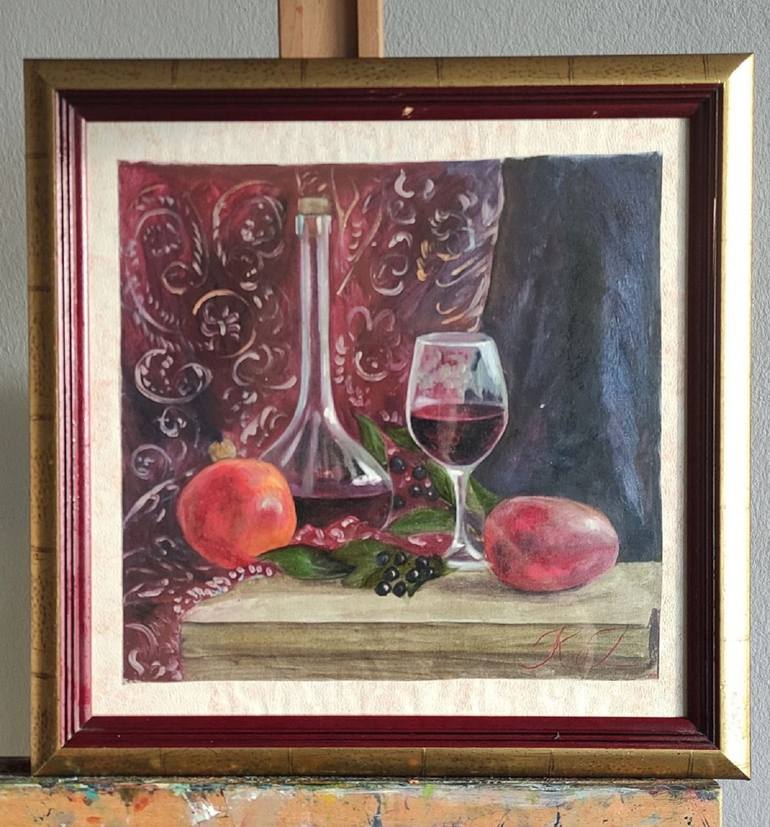 Original Abstract Still Life Painting by Julia Vedrina