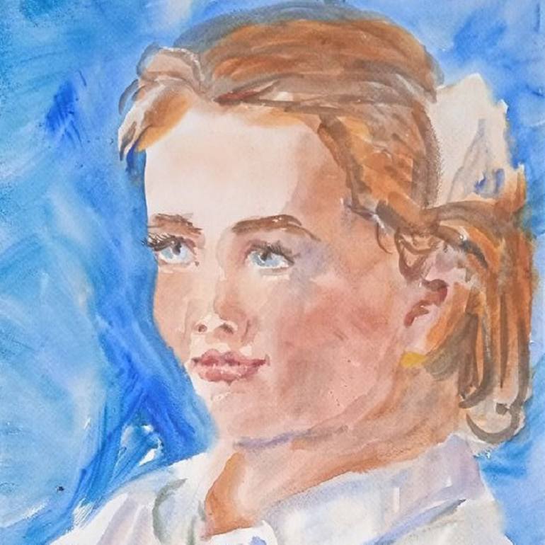 Original Figurative People Painting by Julia Vedrina