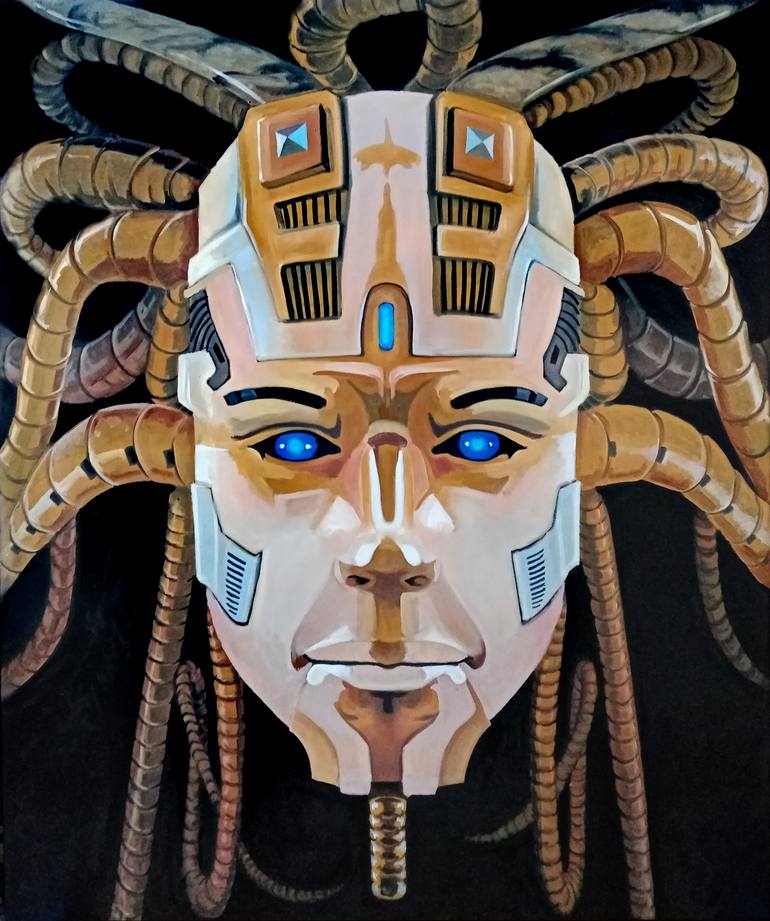 Original Conceptual Fantasy Painting by Rosana De Montfort