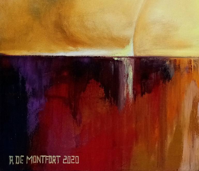 Original Abstract Painting by Rosana de Montfort