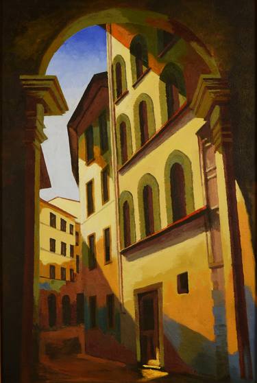 Print of Fine Art Architecture Paintings by Daniel Wagner
