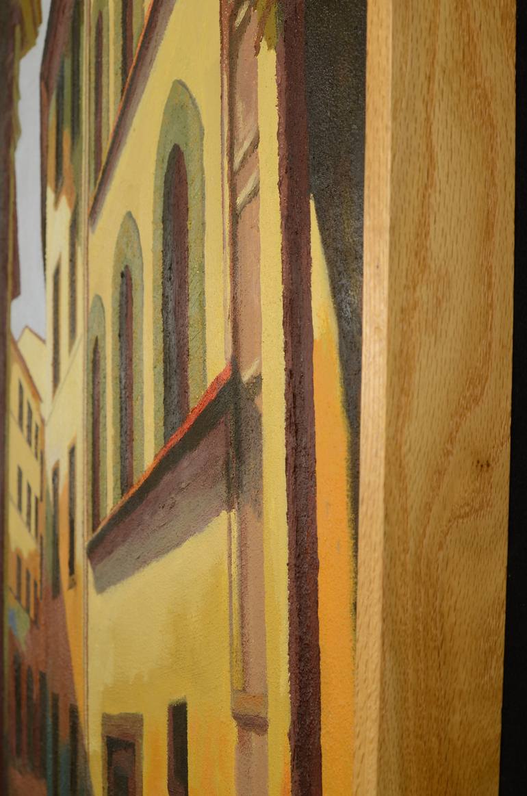 Original Illustration Architecture Painting by Daniel Wagner