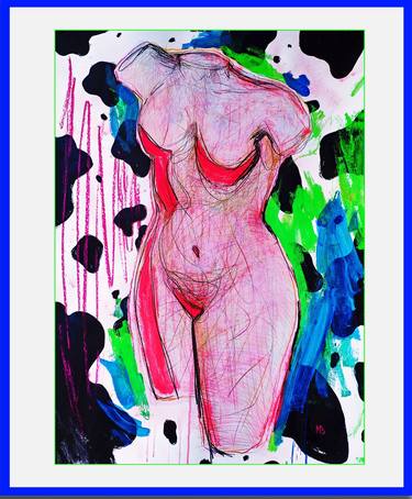 Print of Abstract Women Paintings by Margarita Balabina