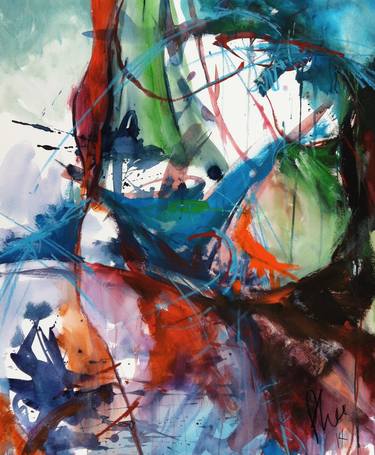 Original Expressionism Abstract Paintings by Jen Goss