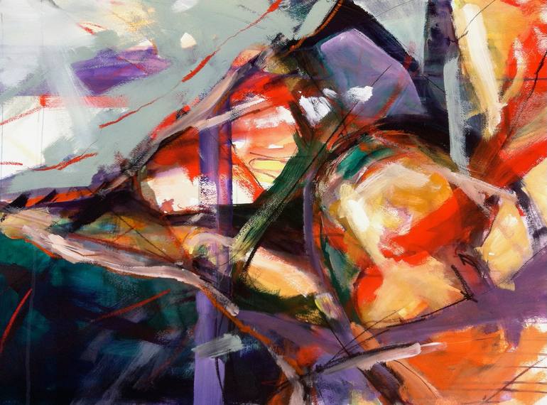 Dragon in the Den Painting by Jen Goss | Saatchi Art