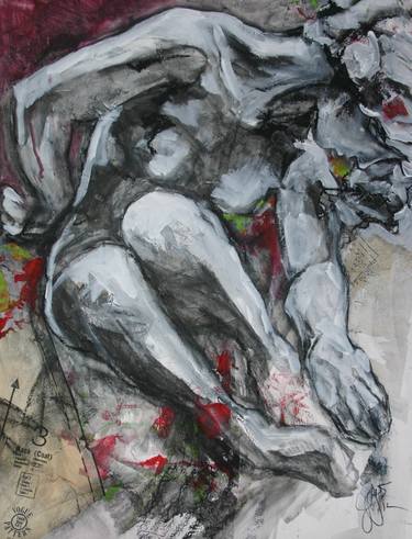 Original Figurative Nude Paintings by Jen Goss