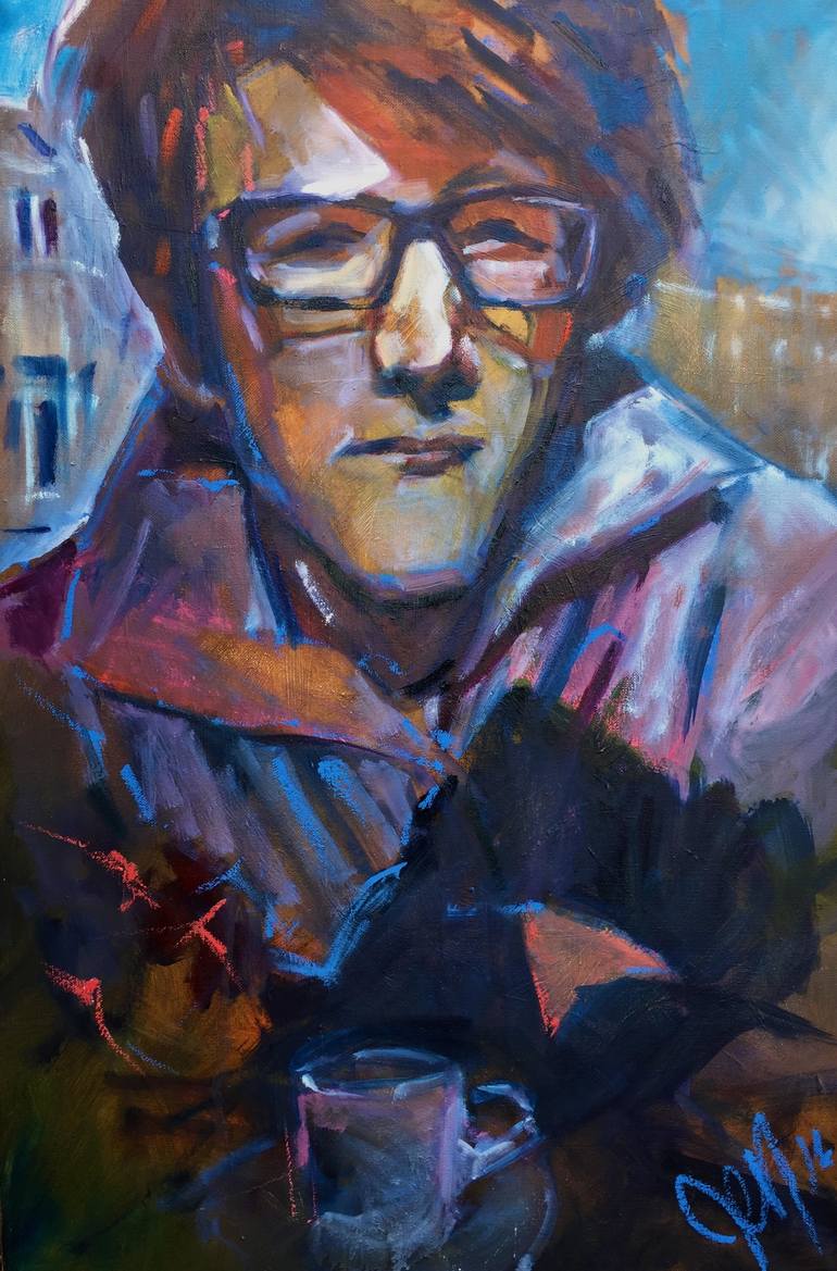 Chekhov's Gun Painting by Jen Goss | Saatchi Art