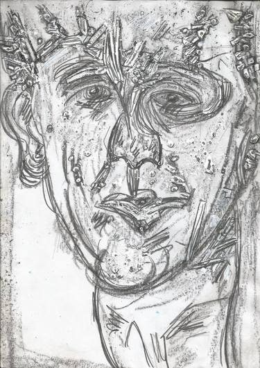 Original Modern Portrait Drawings by Jean-Paul Ducarteron