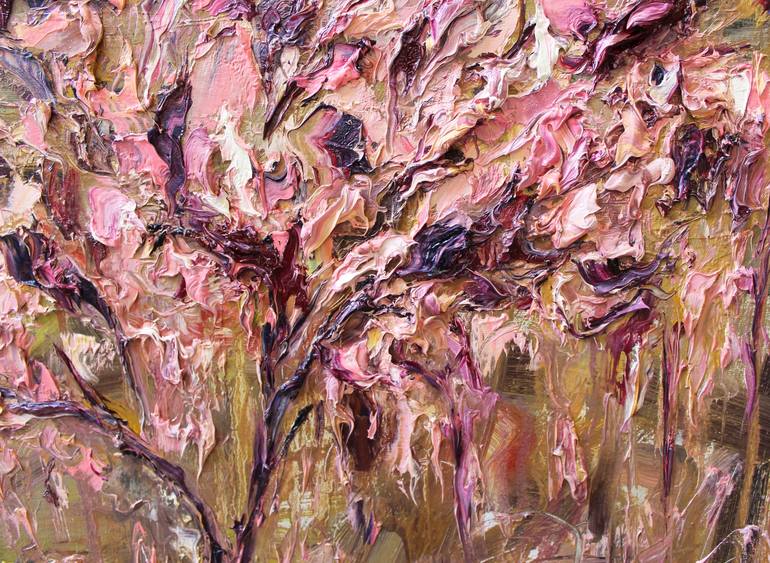 Original Abstract Expressionism Floral Painting by Oleksandra Ievseieva