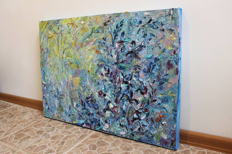 Original Abstract Expressionism Abstract Painting by Oleksandra Ievseieva