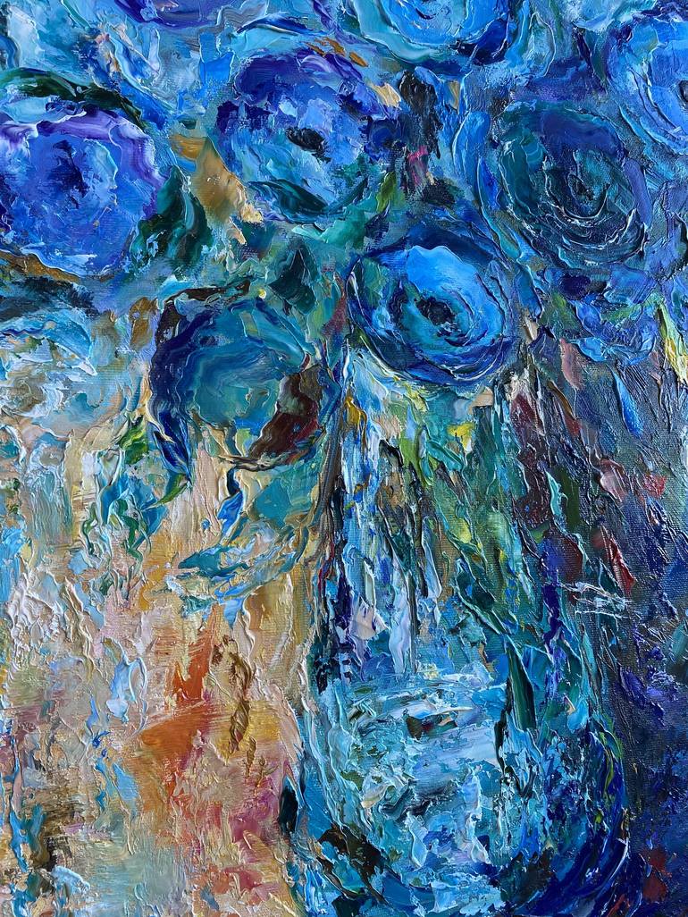 Original Abstract Expressionism Abstract Painting by Oleksandra Ievseieva